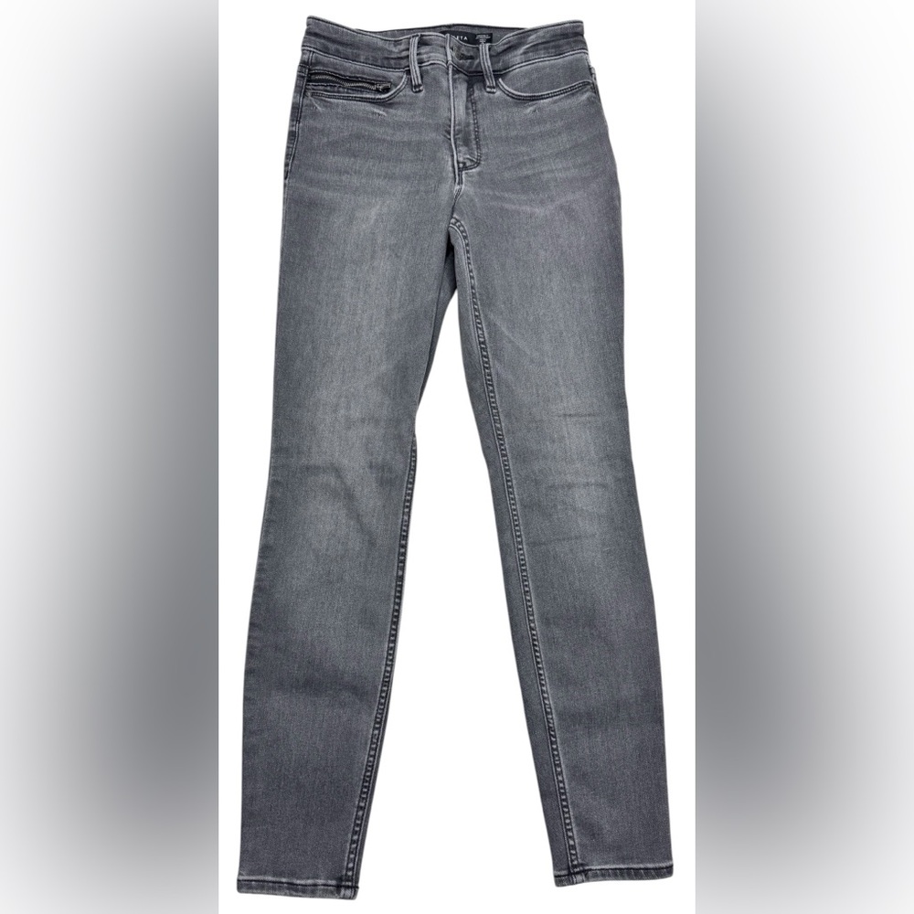 Athleta Gray Skinny Jean High Rise Womens 2